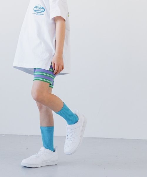 LOWRYS FARM（ローリーズファーム）の「カラーソックス２　994410（ソックス/靴下・キッズ・パープル/レッド/ピンク/イエロー/ブルー/グリーン/ブルー系その他/イエロー系その他・MEDIUM/LARGE）」の2枚目の写真