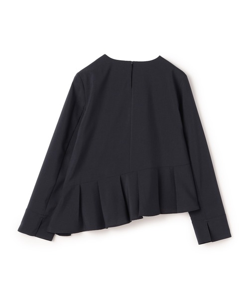 N.O.R.C(ノーク)の「ウォッシャブルペプラムブラウス(シャツ/ブラウス・レディース・チャコール/ネイビー・M/S)」の18枚目の写真