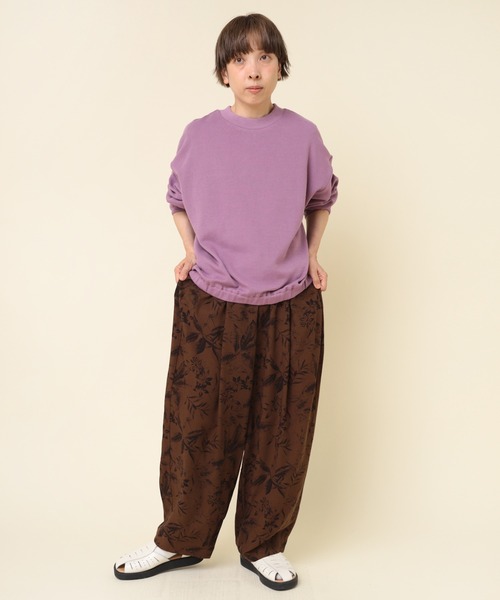 RNA-N(アールエヌエーエヌ)の「M2175 ダブルフェイスギャザープルオーバー(Tシャツ/カットソー・レディース・アッシュグレー/ブラック/パープル・MEDIUM)」の13枚目の写真