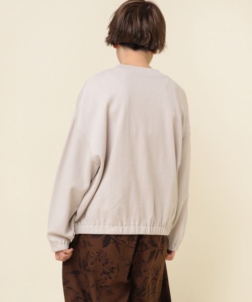 RNA-N(アールエヌエーエヌ)の「M2175 ダブルフェイスギャザープルオーバー(Tシャツ/カットソー・レディース・アッシュグレー/ブラック/パープル・MEDIUM)」の16枚目の写真