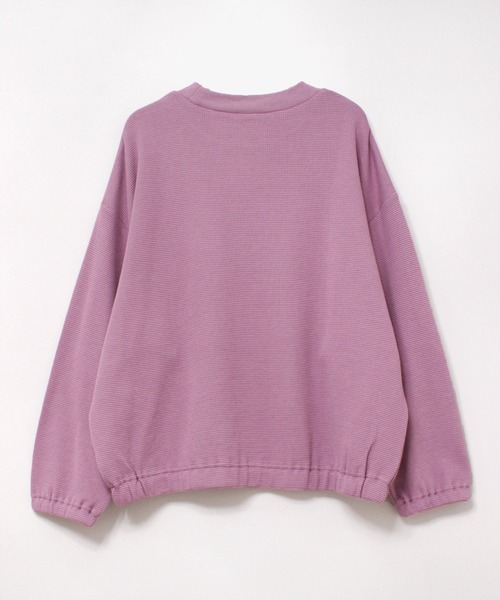 RNA-N(アールエヌエーエヌ)の「M2175 ダブルフェイスギャザープルオーバー(Tシャツ/カットソー・レディース・アッシュグレー/ブラック/パープル・MEDIUM)」の20枚目の写真