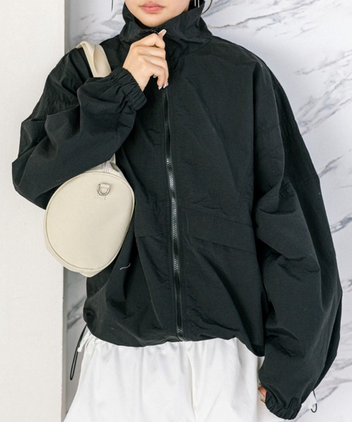 ARMANI オリーブ マウンテンパーカー RUIRUE BOUTIQUE マウンテンパーカー ウインドブレーカー