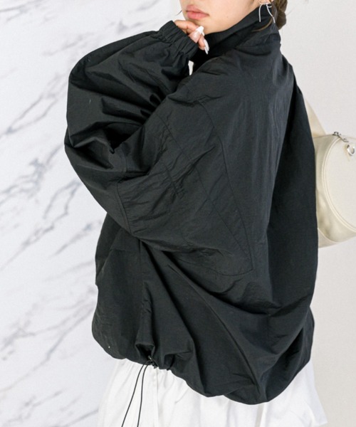 OLIVE des OLIVE(オリーブデオリーブ)の「配色トラックジャケット 1041070040(マウンテンパーカー・レディース・ベージュ/サックスブルー/ブラック/オフホワイト・FREE)」の21枚目の写真