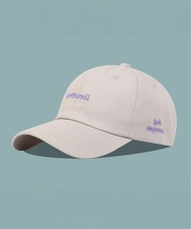 Miniministore | 英字ロゴキャップ 刺しゅう 帽子 小顔(キャップ)