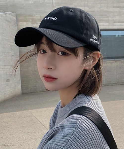 Miniministore（ミニミニストア）の「英字ロゴキャップ 刺しゅう 帽子 小顔（キャップ・レディース・ブラック/ベージュ/パープル/ホワイト/ピンク・FREE）」の18枚目の写真