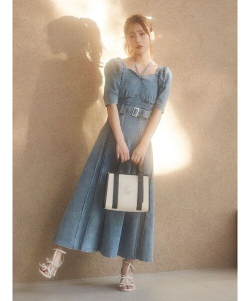 EATME(イートミー)の「ベルトミニショルダーバッグ(ショルダーバッグ・レディース・ブラック/アイボリー・FREE)」の7枚目の写真