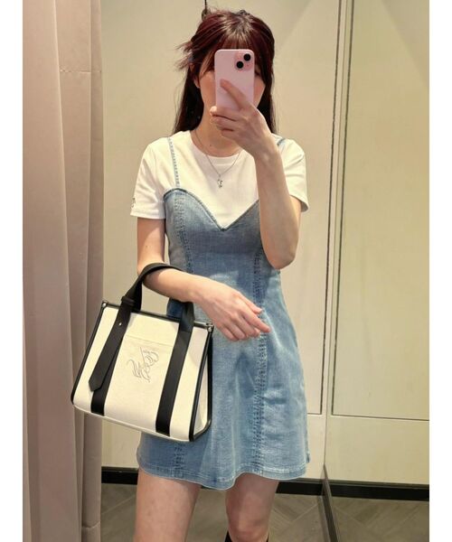 EATME(イートミー)の「ベルトミニショルダーバッグ(ショルダーバッグ・レディース・ブラック/アイボリー・FREE)」の13枚目の写真