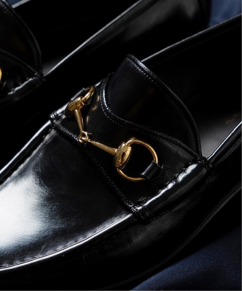 ENZO BONAFE（エンツォボナフェ）の「【Enzo Bonafe / エンツォ ボナフェ】別注 スムースビットローファー（ローファー・メンズ・ブラック・6/9/5.5/6.5/7/7.5/XX-SMALL/8.5）」の4枚目の写真