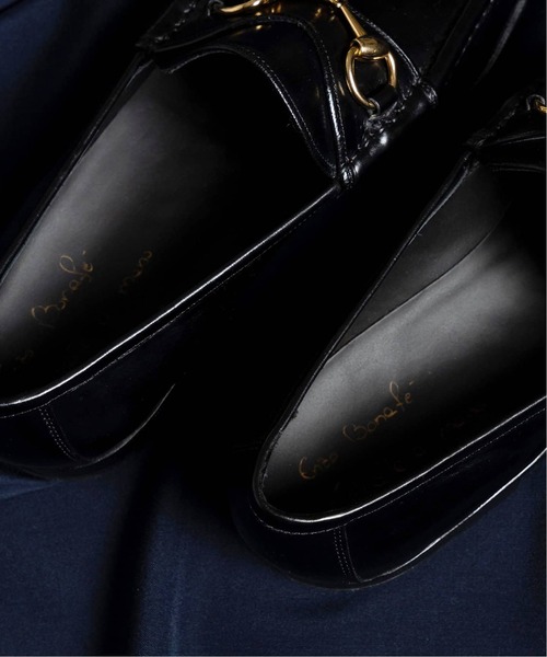 ENZO BONAFE（エンツォボナフェ）の「【Enzo Bonafe / エンツォ ボナフェ】別注 スムースビットローファー（ローファー・メンズ・ブラック・6/9/5.5/6.5/7/7.5/XX-SMALL/8.5）」の5枚目の写真