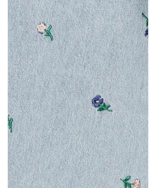 Samansa Mos2（サマンサ モスモス）の「【S/Lサイズ WEB限定】デニム/ツイルカーブパンツ（デニムパンツ・レディース・ネイビー/オフホワイト/サックスブルー・L/S/M）」の19枚目の写真