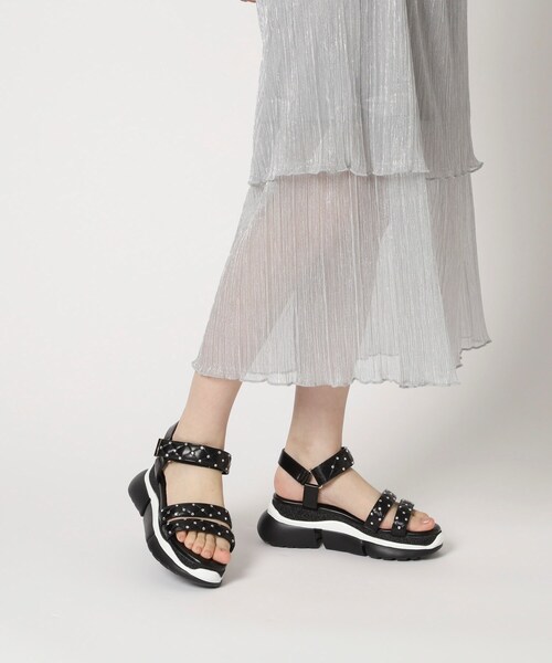 ESPERANZA(エスペランサ)の「ラインストーンスポサン(サンダル・レディース・ベージュ/ブラック・S/M/L/LL)」の17枚目の写真