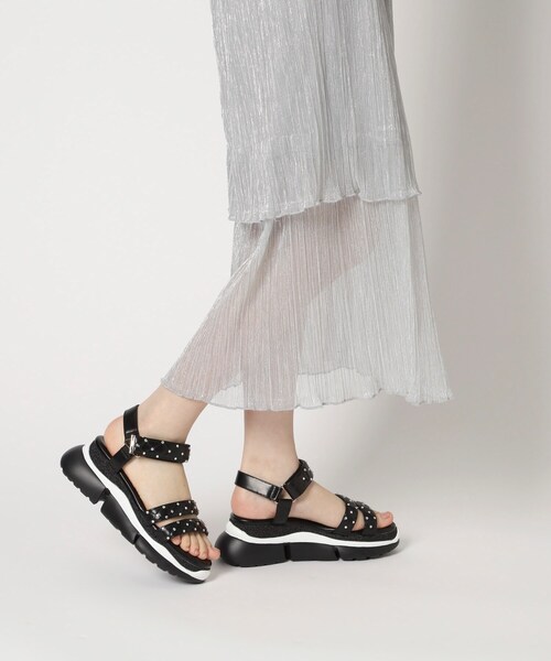 ESPERANZA(エスペランサ)の「ラインストーンスポサン(サンダル・レディース・ベージュ/ブラック・S/M/L/LL)」の16枚目の写真