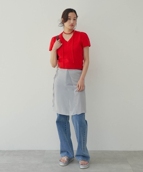 GIUNON（ジウノン）の「flatform flip flops / フラットフォームビーチサンダル（サンダル・レディース・ブラック/シルバー・S/M/L）」の19枚目の写真