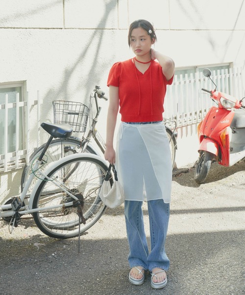 GIUNON（ジウノン）の「flatform flip flops / フラットフォームビーチサンダル（サンダル・レディース・ブラック/シルバー・S/M/L）」の12枚目の写真