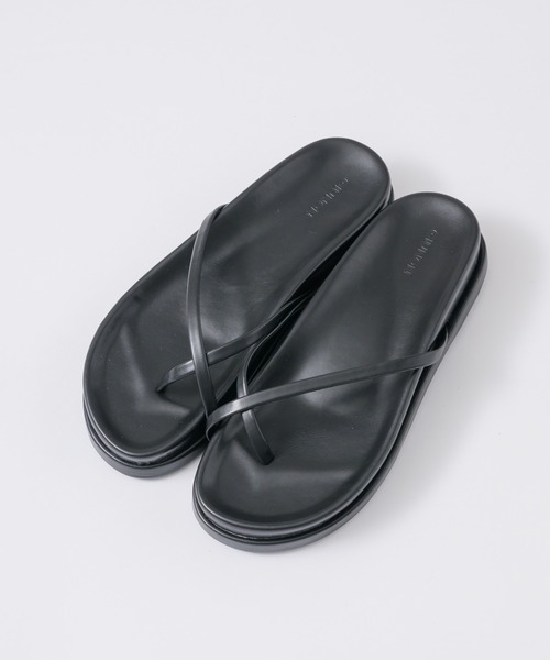 GIUNON（ジウノン）の「flatform flip flops / フラットフォームビーチサンダル（サンダル・レディース・ブラック/シルバー・S/M/L）」の22枚目の写真