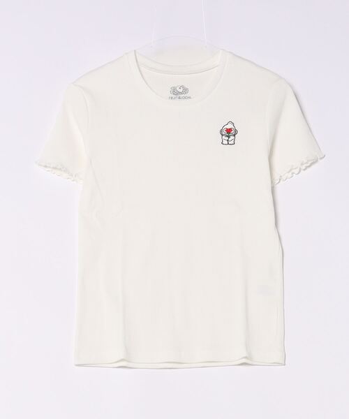 FRUIT OF THE LOOM(フルーツオブザルーム)の「サンリオ×FTL リブメローTシャツ ハンギョドン(Tシャツ/カットソー・レディース・B/C/A・M)」の1枚目の写真