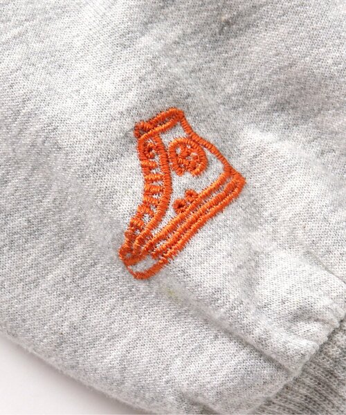 CONVERSE（コンバース）の「CONVERSE シャツレイヤードトップス（Tシャツ/カットソー・キッズ・アイボリー/グレー・80/90/100/110/120/130/140）」の19枚目の写真