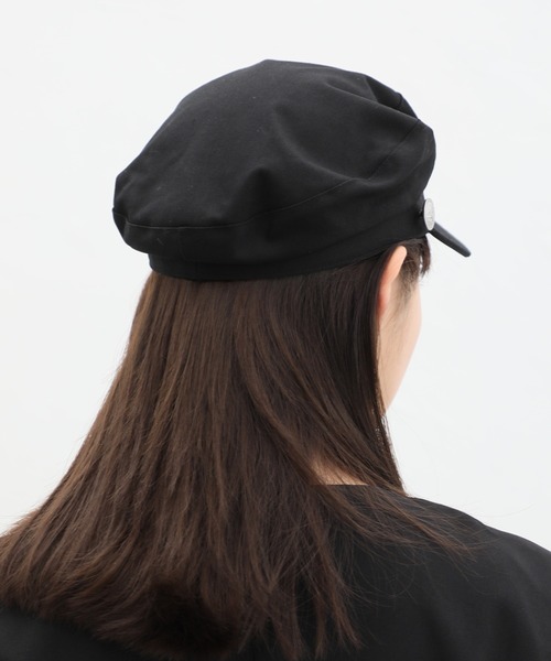 Honeys（ハニーズ）の「２ｗａｙマリン帽（キャスケット・レディース・ブラック系その他2/ブラック系その他/アイボリー/ベージュ・FREE）」の13枚目の写真