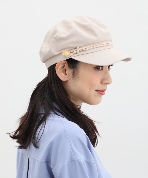 Honeys（ハニーズ）の「２ｗａｙマリン帽（キャスケット・レディース・ブラック系その他2/ブラック系その他/アイボリー/ベージュ・FREE）」の15枚目の写真