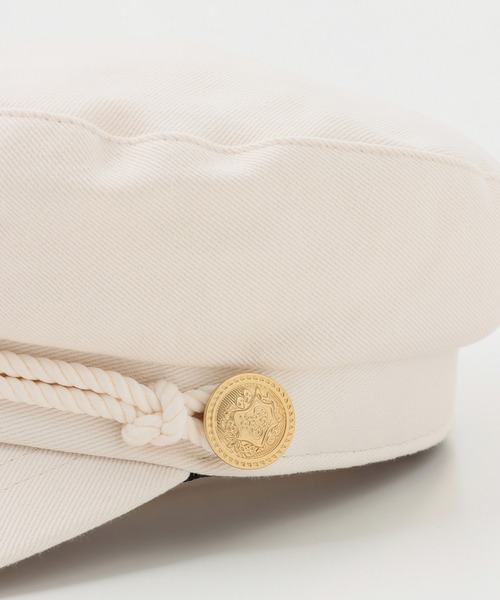 Honeys（ハニーズ）の「２ｗａｙマリン帽（キャスケット・レディース・ブラック系その他2/ブラック系その他/アイボリー/ベージュ・FREE）」の18枚目の写真