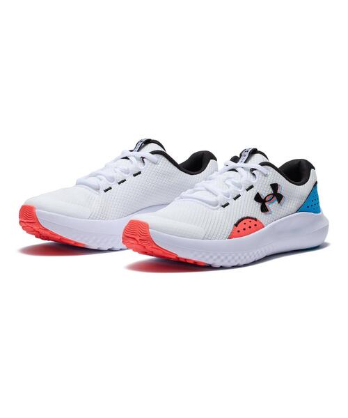 UNDER ARMOUR(アンダーアーマー)の「UAサージ4 3D(ランニング/KIDS)(スニーカー・キッズ・ホワイト・24.0cm/24.5cm/25.0cm/22.5cm/23.0cm/23.5cm)」の5枚目の写真