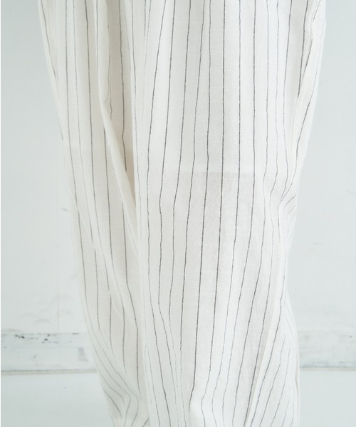 Libra Cue(リブラ キュー)の「ストライプサーカスコットンパンツ(スラックス・レディース・ストライプ・FREE/2)」の16枚目の写真