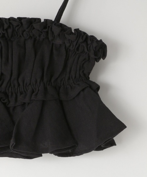 LOWRYS FARM（ローリーズファーム）の「ＩＮＤＩＡＩＳ２ＷＡＹキャミソール　112147（キャミソール・キッズ・ホワイト/ブラック・120cm/110cm/150cm/140cm/130cm）」の6枚目の写真