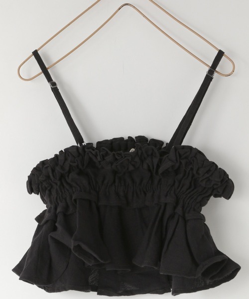 LOWRYS FARM（ローリーズファーム）の「ＩＮＤＩＡＩＳ２ＷＡＹキャミソール　112147（キャミソール・キッズ・ホワイト/ブラック・120cm/110cm/150cm/140cm/130cm）」の7枚目の写真