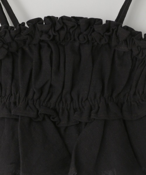 LOWRYS FARM（ローリーズファーム）の「ＩＮＤＩＡＩＳ２ＷＡＹキャミソール　112147（キャミソール・キッズ・ホワイト/ブラック・120cm/110cm/150cm/140cm/130cm）」の9枚目の写真