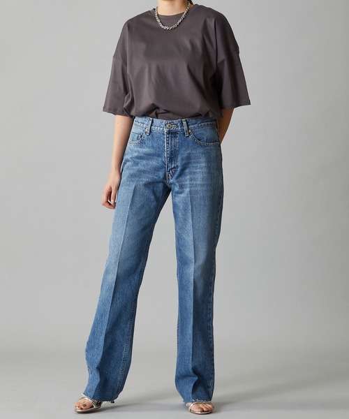 1er Arrondissement（プルミエアロンディスモン）の「コットンスムースＴシャツ（Tシャツ/カットソー・レディース・オフホワイト/チャコールグレー/ブラック・FREE）」の20枚目の写真