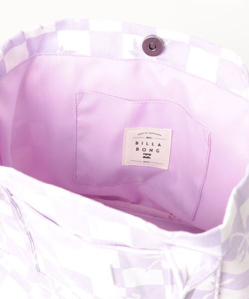 BILLABONG(ビラボン)の「BILLABONG レディース COTTON CANVAS MINI TOTE BAG トートバッグ 【2024年春夏モデル】/ビラボンキャンバスバッグ(トートバッグ・レディース・パープル/ベージュ/ブラウン系その他/ブラック/オフホワイト・FREE)」の15枚目の写真