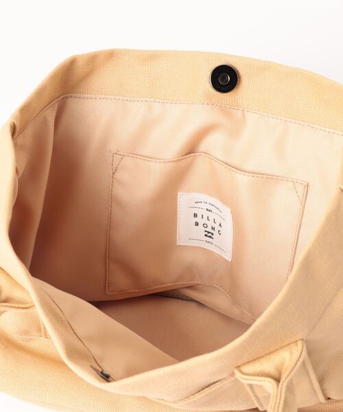 BILLABONG(ビラボン)の「BILLABONG レディース COTTON CANVAS MINI TOTE BAG トートバッグ 【2024年春夏モデル】/ビラボンキャンバスバッグ(トートバッグ・レディース・パープル/ベージュ/ブラウン系その他/ブラック/オフホワイト・FREE)」の11枚目の写真