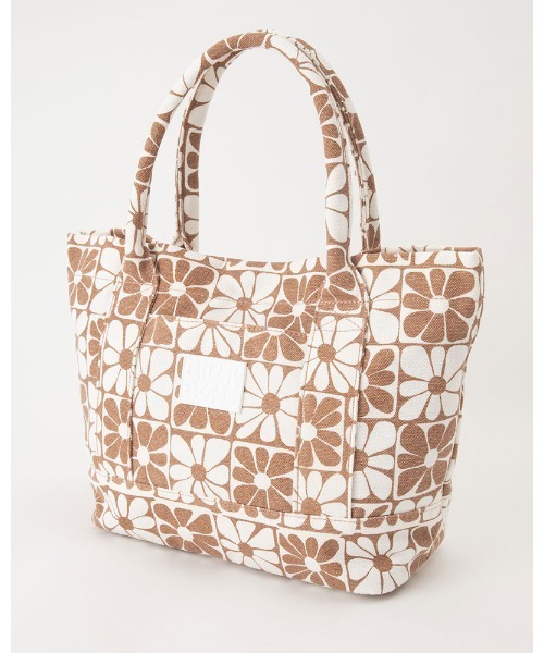 BILLABONG(ビラボン)の「BILLABONG レディース COTTON CANVAS MINI TOTE BAG トートバッグ 【2024年春夏モデル】/ビラボンキャンバスバッグ(トートバッグ・レディース・パープル/ベージュ/ブラウン系その他/ブラック/オフホワイト・FREE)」の1枚目の写真
