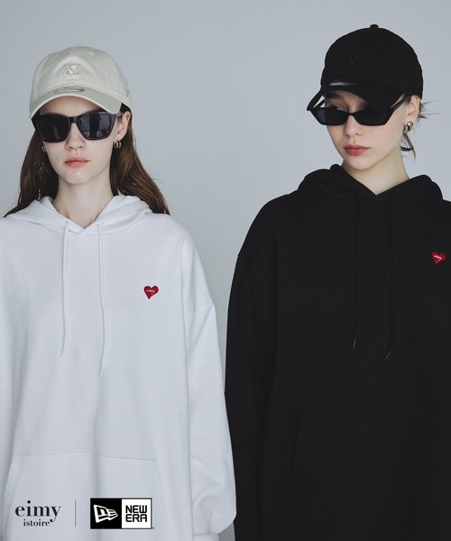 NEW ERA（ニューエラ）の「【eimy istoire×NEW ERA】 Sweat Pullover Hoodie one-piece（ワンピース・レディース・ホワイト/ブラック・FREE）」の21枚目の写真