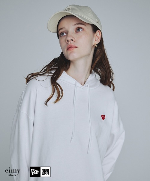 NEW ERA（ニューエラ）の「【eimy istoire×NEW ERA】 Sweat Pullover Hoodie one-piece（ワンピース・レディース・ホワイト/ブラック・FREE）」の3枚目の写真