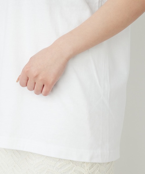 un dix cors（アンディコール）の「Sable箔プリントTee（Tシャツ/カットソー・レディース・ホワイト/ブラック・FREE）」の22枚目の写真