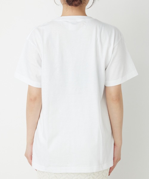 un dix cors（アンディコール）の「Sable箔プリントTee（Tシャツ/カットソー・レディース・ホワイト/ブラック・FREE）」の19枚目の写真