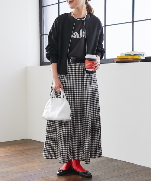 un dix cors（アンディコール）の「Sable箔プリントTee（Tシャツ/カットソー・レディース・ホワイト/ブラック・FREE）」の4枚目の写真