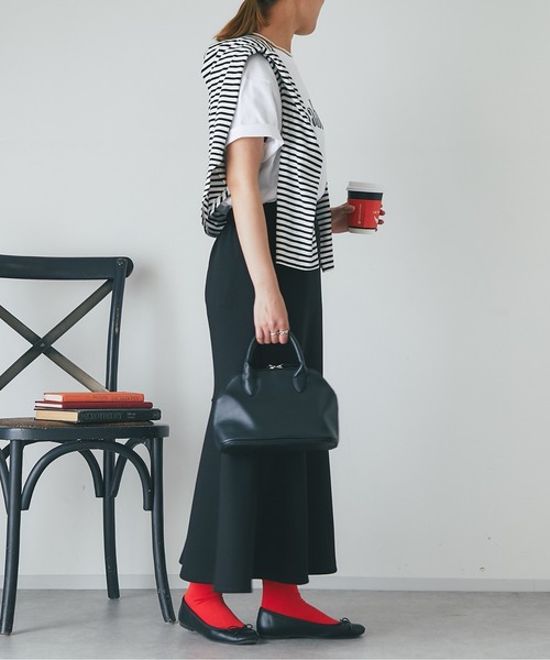 un dix cors（アンディコール）の「Sable箔プリントTee（Tシャツ/カットソー・レディース・ホワイト/ブラック・FREE）」の8枚目の写真