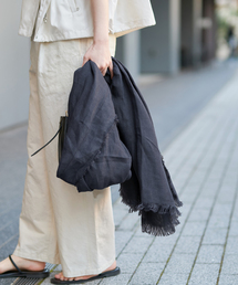 IENA（イエナ）の「【NIMNIMDUAI/ニムニムデュアイ】THICK LINEN リネンストール（ストール/ショール）」