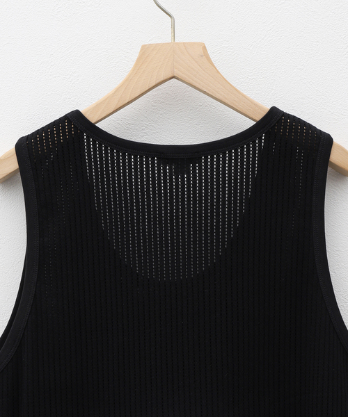 SUNSPEL（サンスペル）の「【SUNSPEL / サンスペル】Linear Mesh Vest（タンクトップ・メンズ・アイボリー/ブラック・LARGE/MEDIUM）」の5枚目の写真