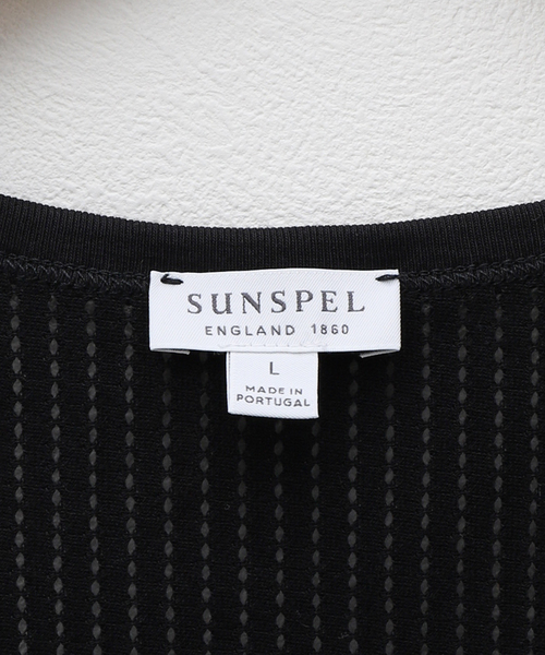 SUNSPEL（サンスペル）の「【SUNSPEL / サンスペル】Linear Mesh Vest（タンクトップ・メンズ・アイボリー/ブラック・LARGE/MEDIUM）」の8枚目の写真