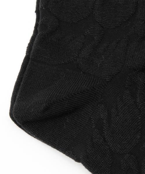 ANTIPAST(アンティパスト)の「ANTIPAST / ラインスワン ハイソックス(ソックス/靴下・レディース・シルバー/ブラック・ONE SIZE)」の9枚目の写真