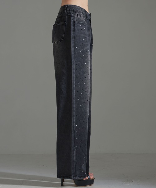 ビジューストーンデニム（デニムパンツ）｜Diable baiser（ディアブルベーゼ）