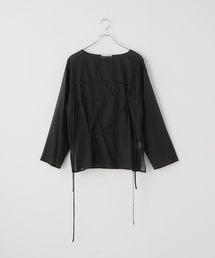 AMOMENTO | 【AMOMENTO / アモーメント】SHEERCOTTON DRAWASTRING TOP AM24SSW07T0(シャツ/ブラウス)