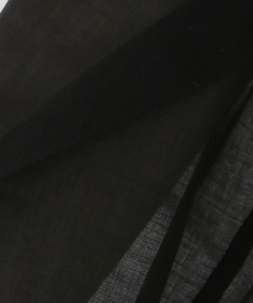 AMOMENTO（アモーメント）の「【AMOMENTO / アモーメント】SHEERCOTTON DRAWASTRING TOP AM24SSW07T0（シャツ/ブラウス・レディース・ブラック・SMALL）」の13枚目の写真