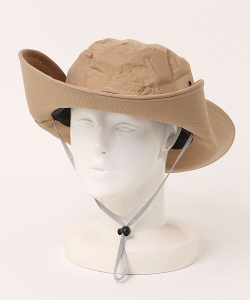STYLEBLOCK(スタイルブロック)の「顎ひも付きツバ広サファリハット(ハット・メンズ・ブラック/カーキ/グリーン/ダークグレー・FREE)」の8枚目の写真