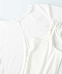 HONEYSUCKLE ROSE | 【HONEYSUCKLE ROSE】シアーリブセット Tシャツ(Tシャツ/カットソー)
