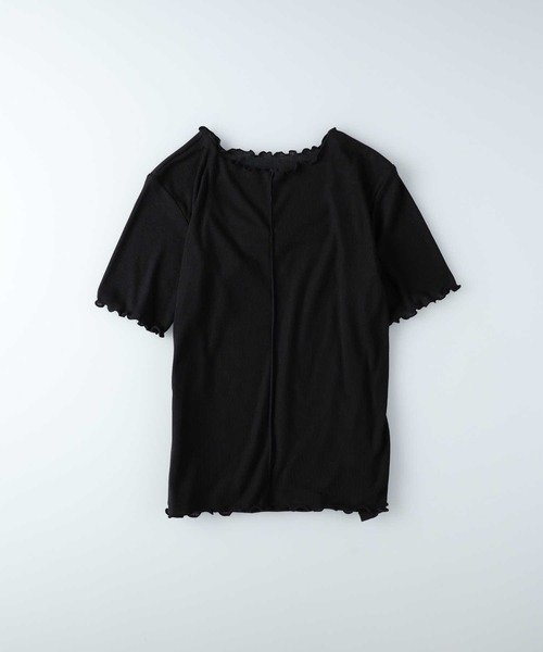 HONEYSUCKLE ROSE（ハニーサックルローズ）の「【HONEYSUCKLE ROSE】シアーリブセット Tシャツ（Tシャツ/カットソー・レディース・ブラック/グリーン/ホワイト・M/L）」の7枚目の写真