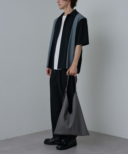 COLONY 2139（コロニートゥーワンスリーナイン）の「シュリンクホーボーバッグ（トートバッグ・メンズ・ブラック/グレー・FREE）」の15枚目の写真